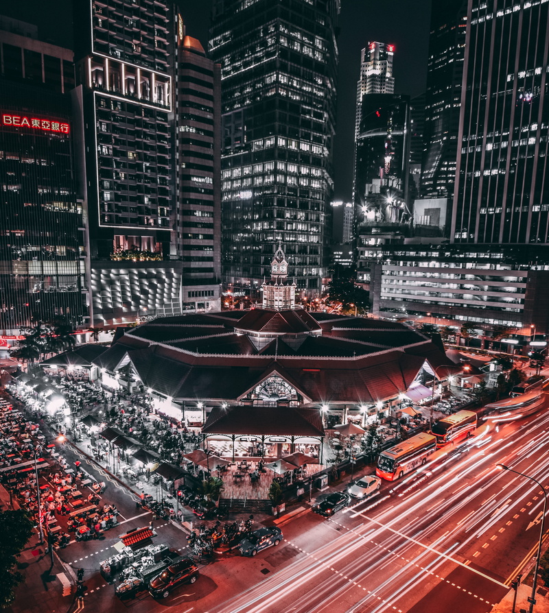 building, road, illuminated, night, modern, no people, aerial, mode of transportation, lighted, 4K, tone, long exposure, architecture, photography, city