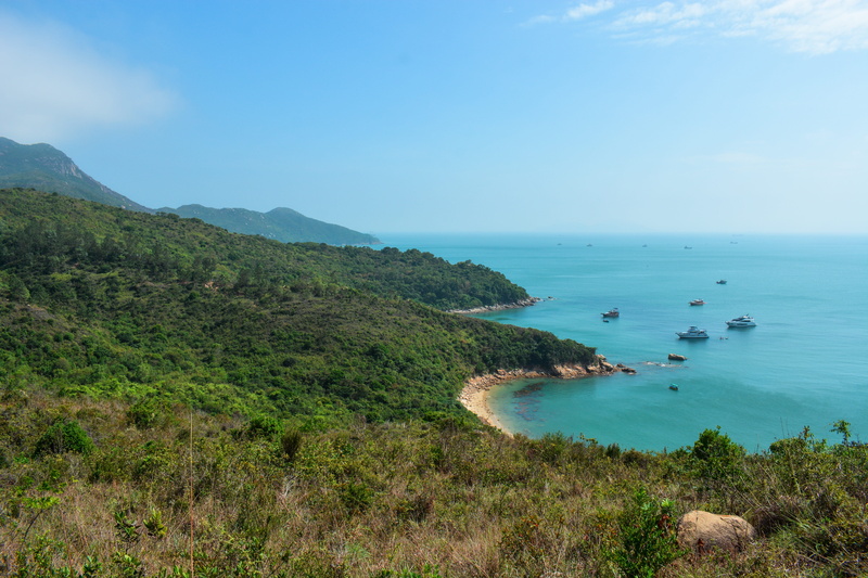 hongkong, water, non-urban scene, day, land, beach, horizon over water, island, no people, plant, beauty in nature, turquoise colored, idyllic, sea, lamma