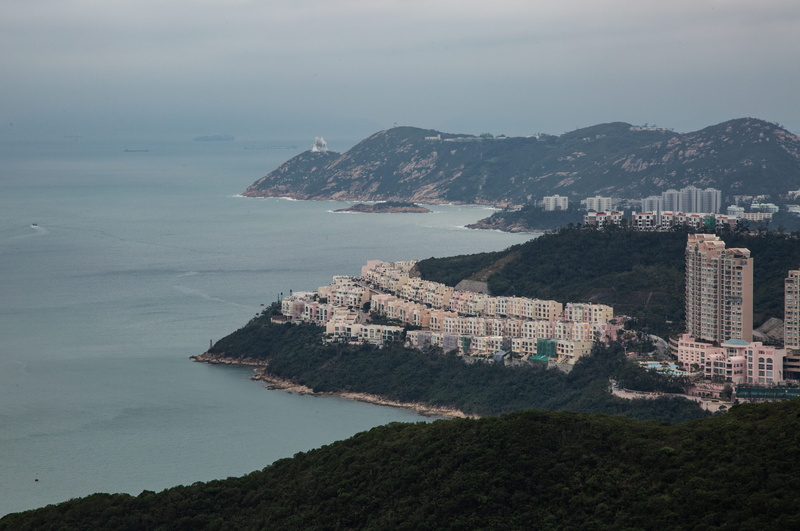 sea, slope, scenery, 5K, landscape, hongkong island, architecture, beach, shoreline, scenics - nature, hongkong, mountain, peninsula, no people, building exterior