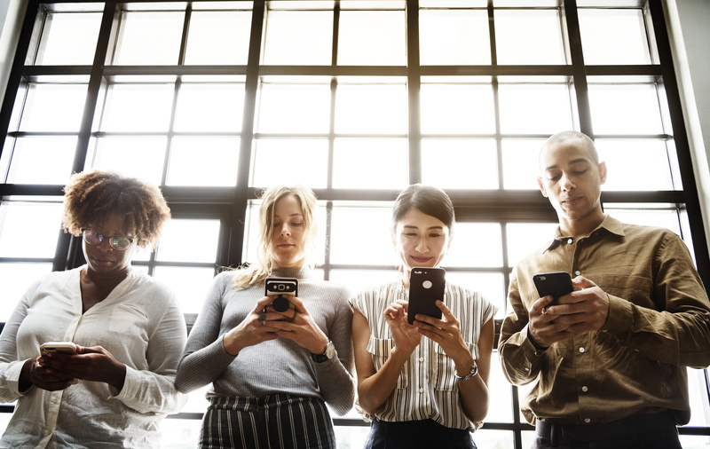 connection, ethnicity, american, real people, global, chat, black, wireless technology, communication, information, glass, mobile phone, european, smart phone