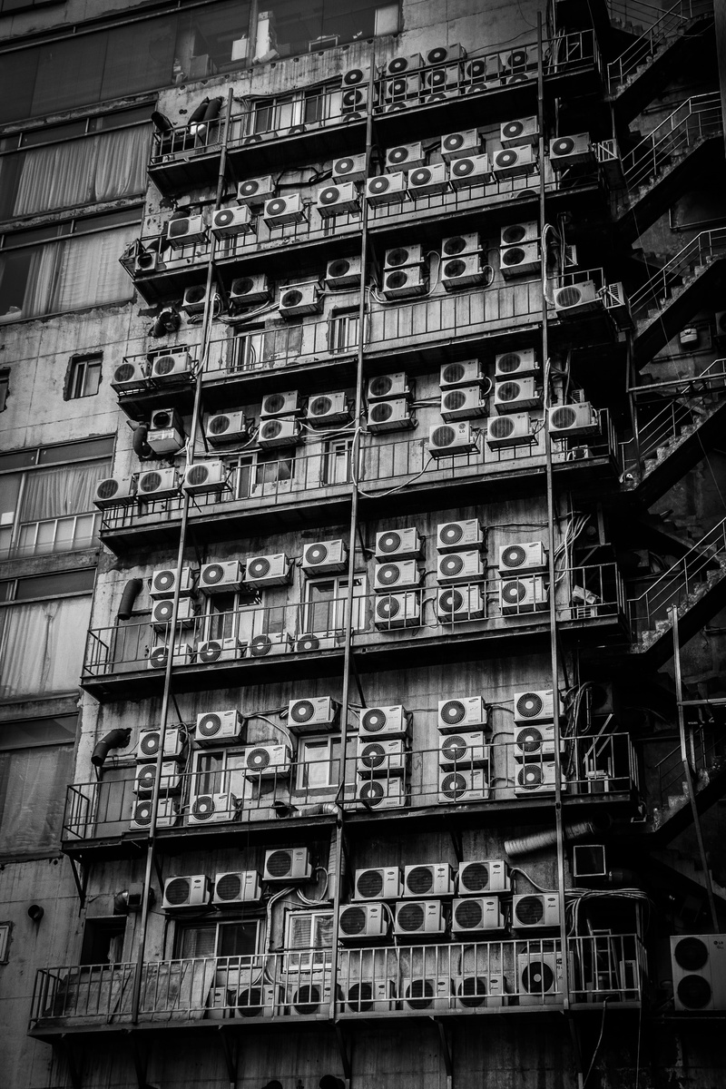 abundance, full frame, 5K, wall, outdoors, day, in a row, side by side, building exterior, no people, backgrounds, repetition, residential district, architecture