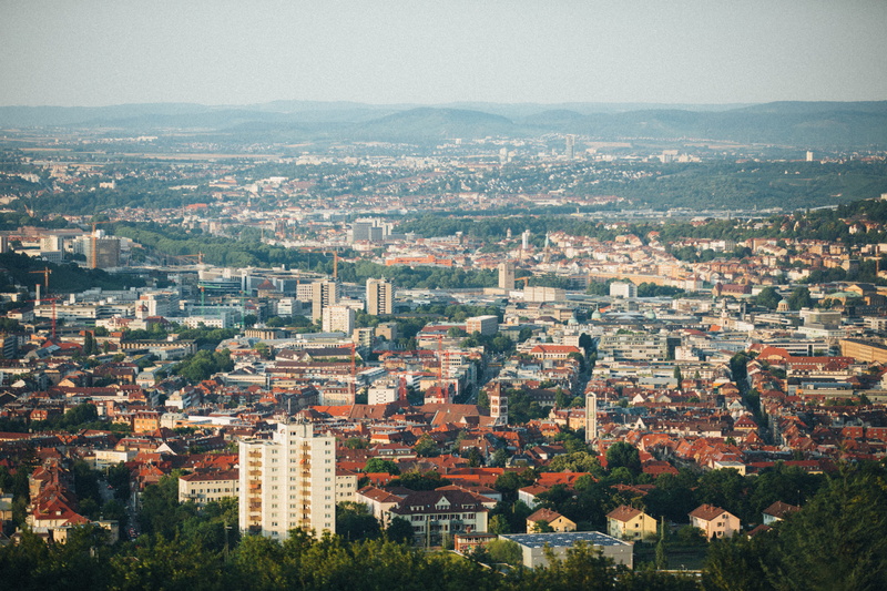 germany, skyscraper, office building exterior, urban, people, townscape, 5K, stuttgart, nature, city life, 0711, architecture, crowd, building exterior