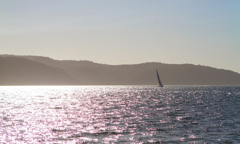 tranquil scene, no people, travel, sailing boat, sky, nature, boating, transportation, sport, mountain, wind, outdoors, sunlight, day, scenics - nature