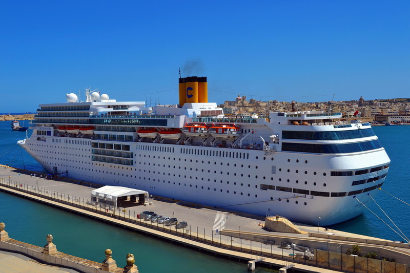 costa, dock, 1080P, neoromantica, cruise, ship, pier, cruise ship, costa neoromantica, liner