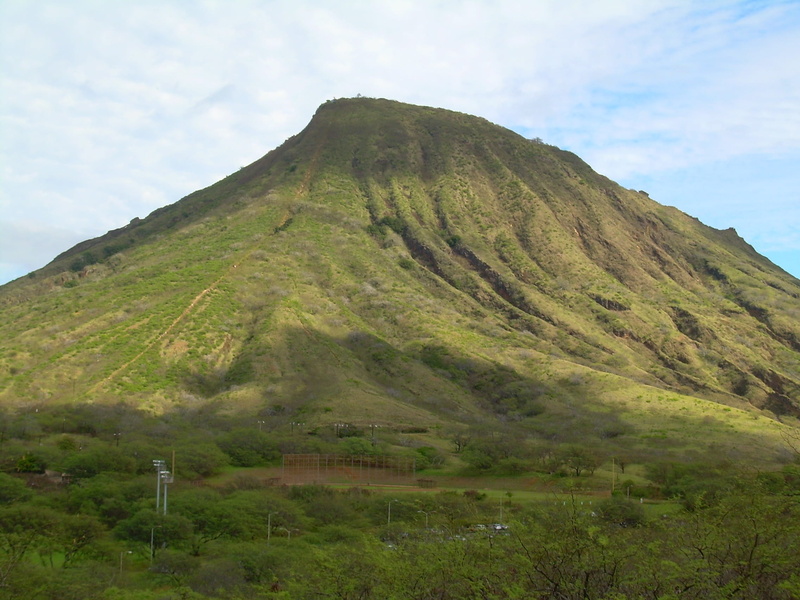 beauty in nature, landscape, scenics - nature, sky, outdoors, Head, hill, environment, volcano, day, volcanic Landscape, idyllic, scenics, hawaii, head