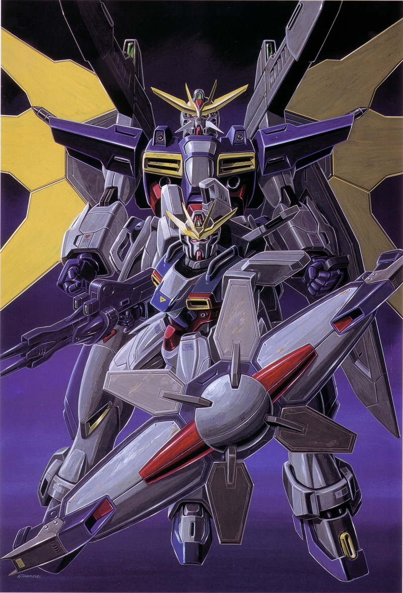 indoors, machinery, Mobile Suit Gundam, transportation, cyborg, purple, airplane, no people, connection, futuristic, flying, innovation, robot, 2K, After War Gundam X