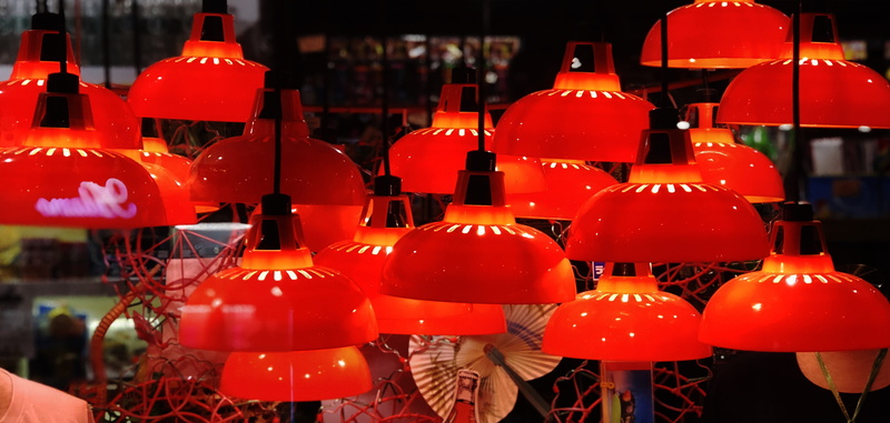 red, full frame, close-up, city, for sale, decoration, choice, side by side, culture, in a row, lighting equipment, lantern, red lamps, large group of objects