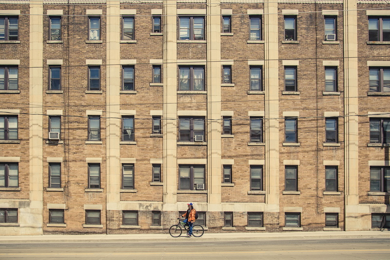 cycling, bike, outdoors, 5K, person, one person, ride, riding, near, road, built structure, building, window, city, bicycle, street, people, apartment