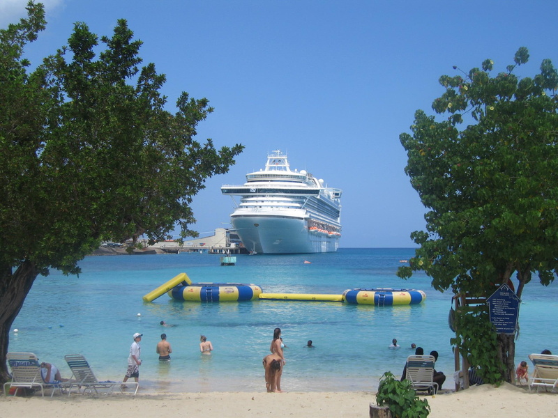 beach, ocho, port, jamaica, boats, 1080P, rios, princess, ruby, ocho rios, cruise
