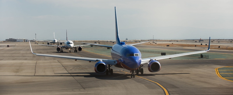 planes, flight, flying, commercial airplane, taxiing, aircraft, travel, connection, line, road, airport runway, leaving, business, plane, technology, runway