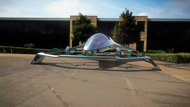 4K, Aston Martin VVC, 4K, Flying Taxi