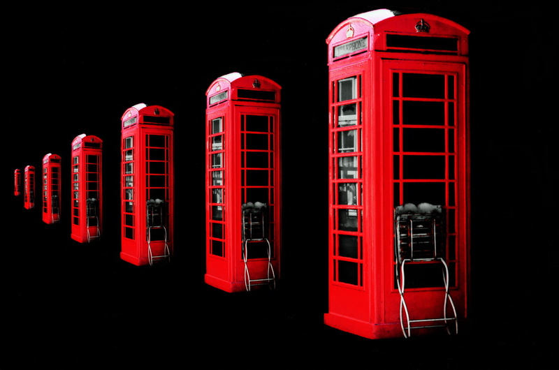 connection, technology, english, side by side, call, british, icon, architecture, vintage, black background, box, pay phone, telecommunications equipment