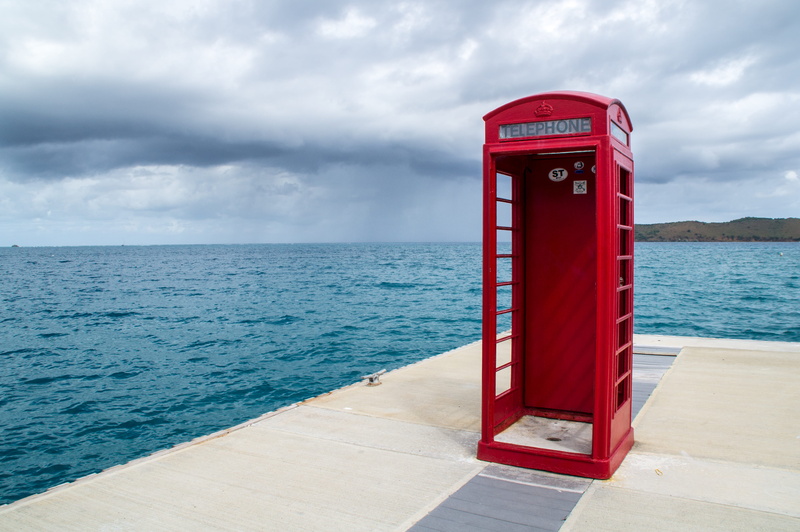 built structure, telephone booth, booth, no people, tranquil scene, outdoors, sky, 4K, stormy, nature, architecture, cloud, ocean, horizon over water