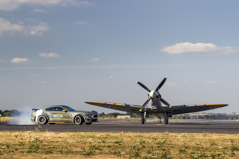 4K, 2018, Chassis, Mustang GT, Royal air force, Ford, Screw, Eagle Squadron, WFP, RAF, Supermarine Spitfire