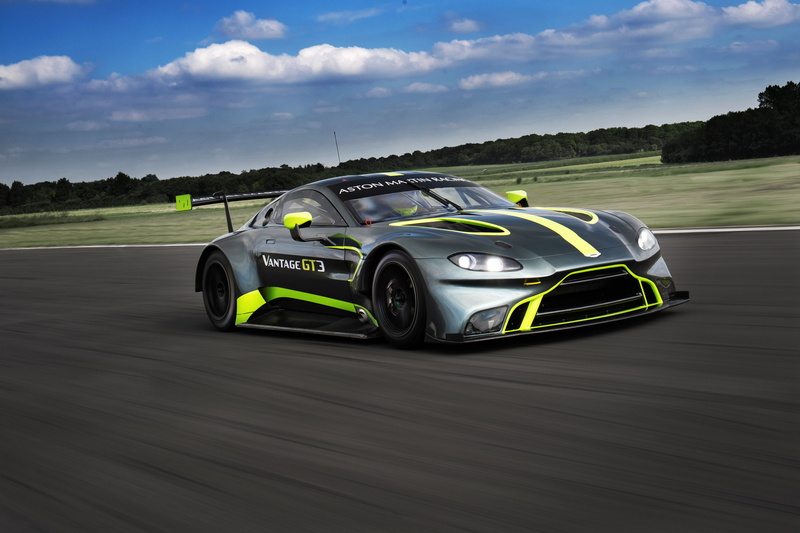 4K, 4K, 2018, Aston Martin Vantage GT3