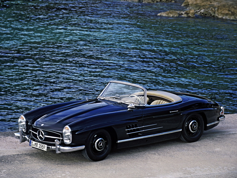 r198, 300sl, retro, benz, mercedes, 1080P, 1957
