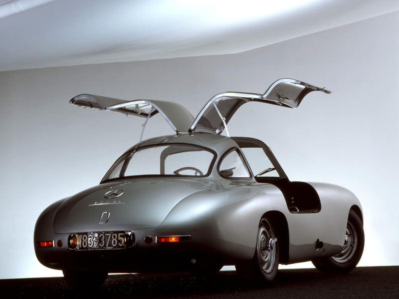 retro, supercar, benz, 300sl, supercars, 1080P, w194, mercedes, 1952