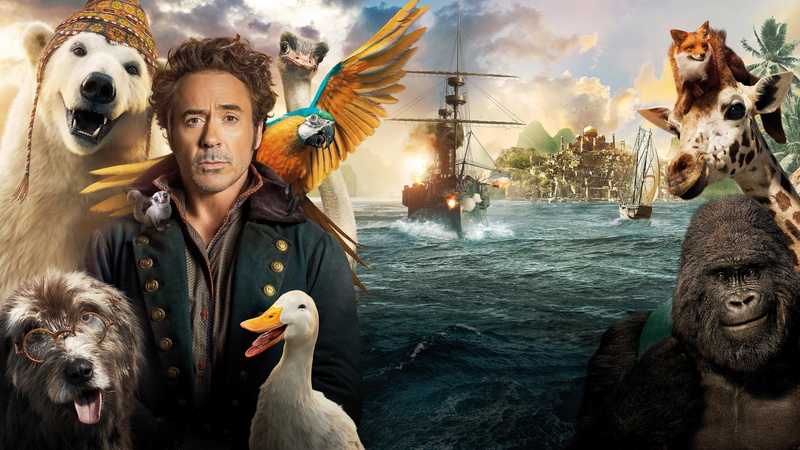 Movie, 8K, Robert Downey Jr., Dolittle