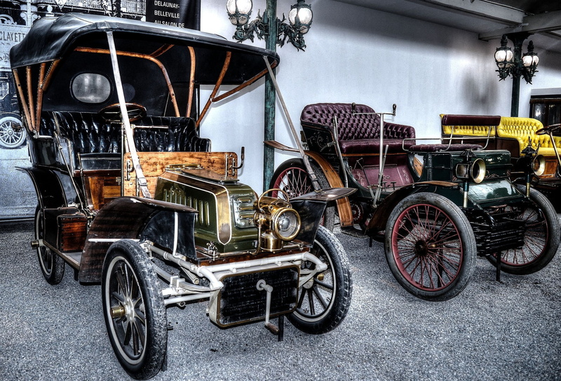 mode of transport, no people, garage, Oldtimer, retro styled, rickshaw, car, day, vintage car, street, motorcycle, architecture, wheel, mode of transportation