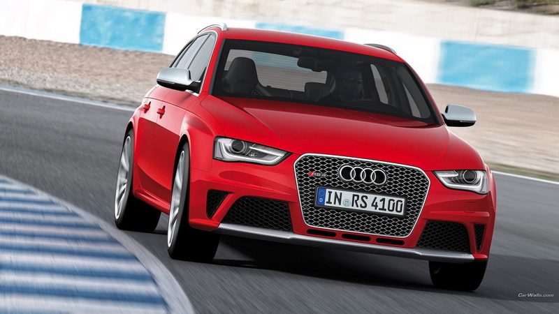 Audi RS4, transportation, land vehicle, sunlight, retro styled, red, mode of transportation, 1080P, semi-truck, outdoors, people, motor vehicle, industry