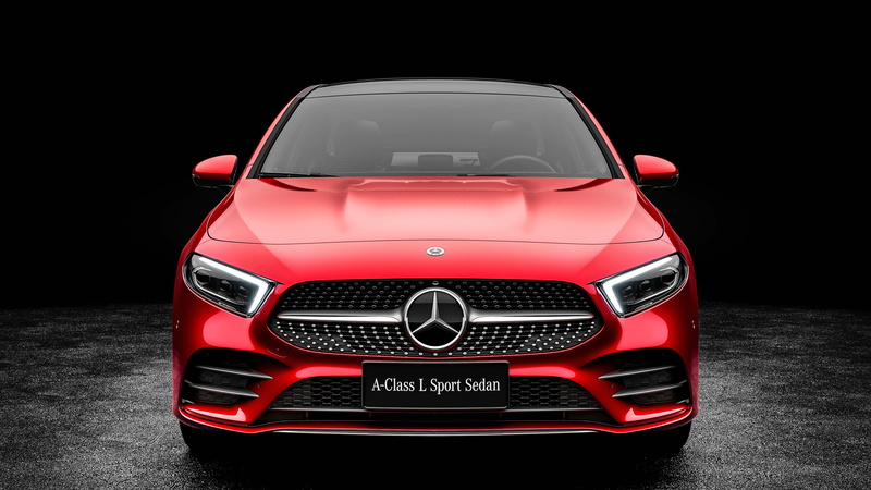 Sedan, front view, L Sport, A200, 4K, 2019, Mercedes-Benz, A-Class
