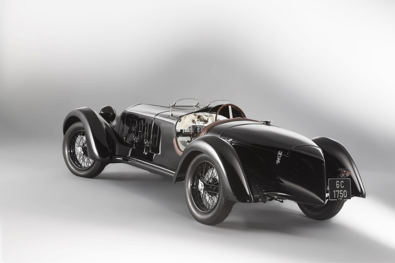 alfa, 1929, retro, vintage, race, 6-c, 4K, s-s, romeo, racing, 1750