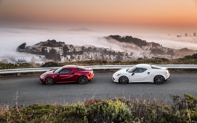 mist, spider, white, romeo, red, c, alfa, 1080P, alfa romeo 4c spider, cars