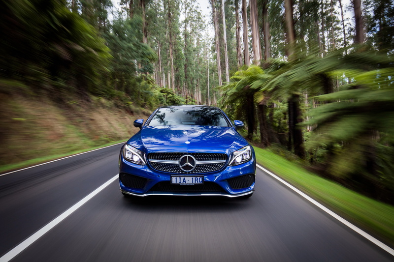 Mercedes, C205, Mercedes-Benz, C-Class, blue, Coupe, AMG, 4K