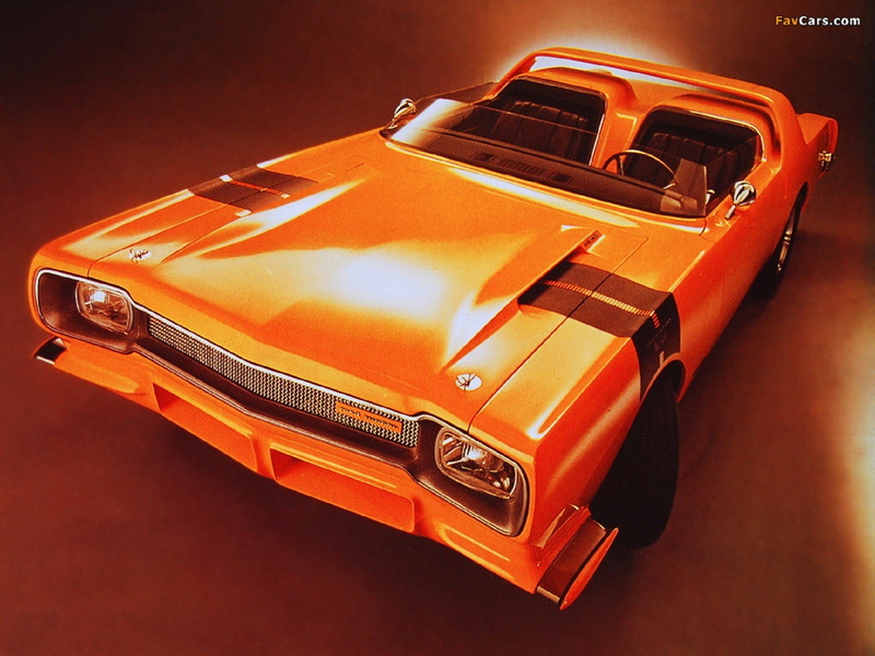 car, concept, plymouth, runner, 1964, road, 1080P