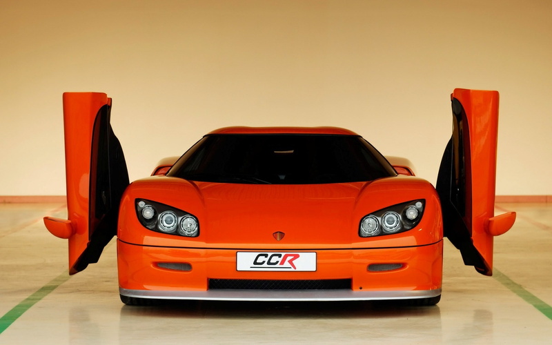 koenigsegg koenigsegg ccr orange cars swedish cars hypercar headlights, sports car, transportation, speed, toy car, number, land vehicle, car, people, red