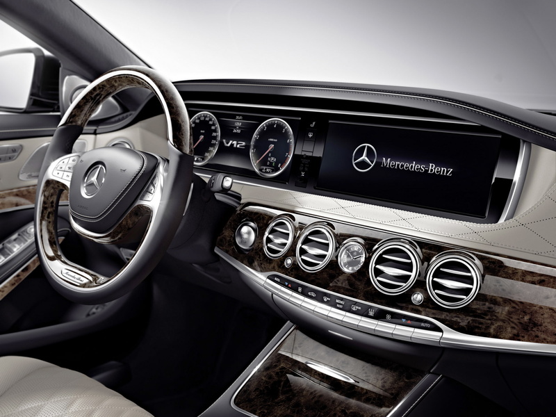 mercedes, w222, 1080P, 2014, s600, interior, benz, luxury