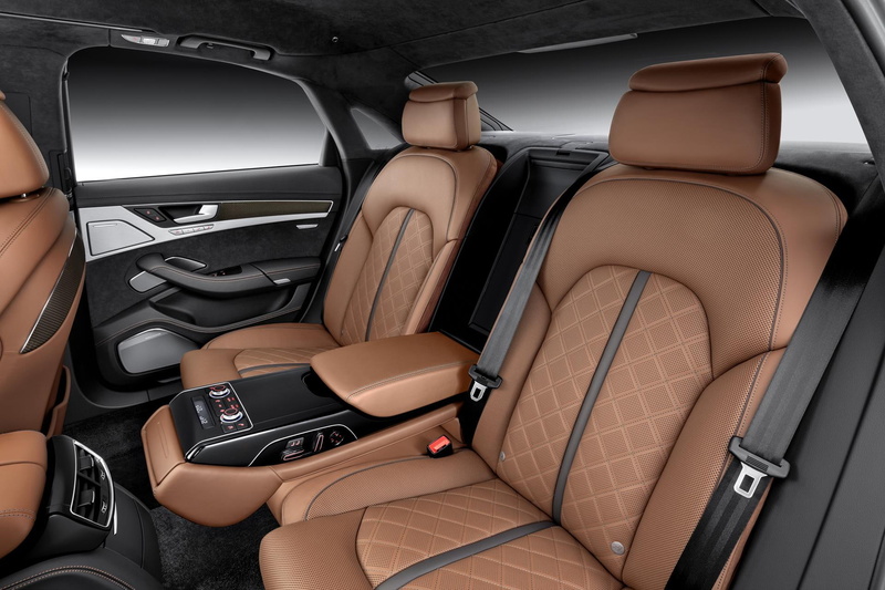 fashion, land vehicle, motor vehicle, vehicle interior, mode of transportation, brown, audi, car interior, transportation, sedan, back seat, luxury, still life