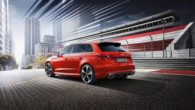 1080P, red, rs, car, awesome, audi rs3, red car, city, audi