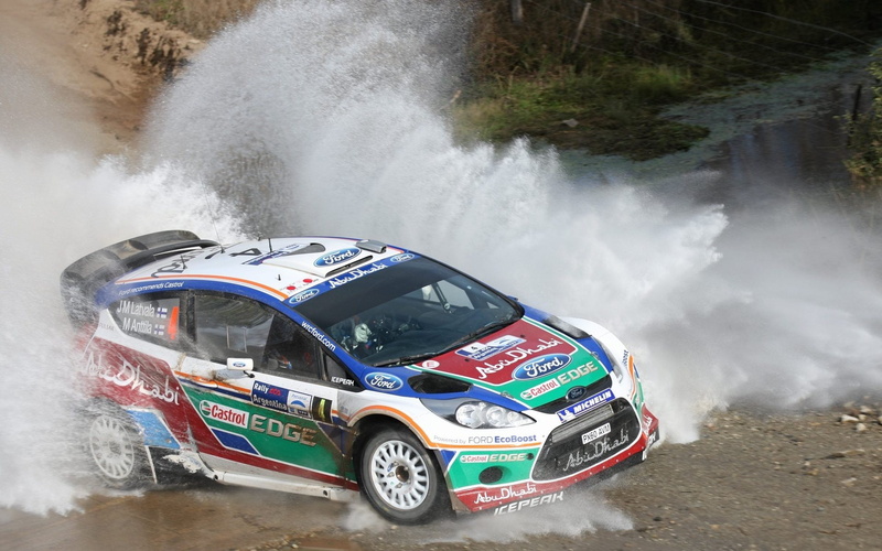 world, wrc, ford, water, gravel, argentina, jari, car, rally, matti, 1080P, championship, fiesta, latvala, cars, racing