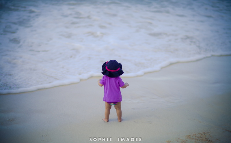 childhood, standing, 5K, leisure activity, Sand, Cute, Family, baby, child, tropic, girls, Wave, photography, Oahu, lifestyles, outdoors, water, full length