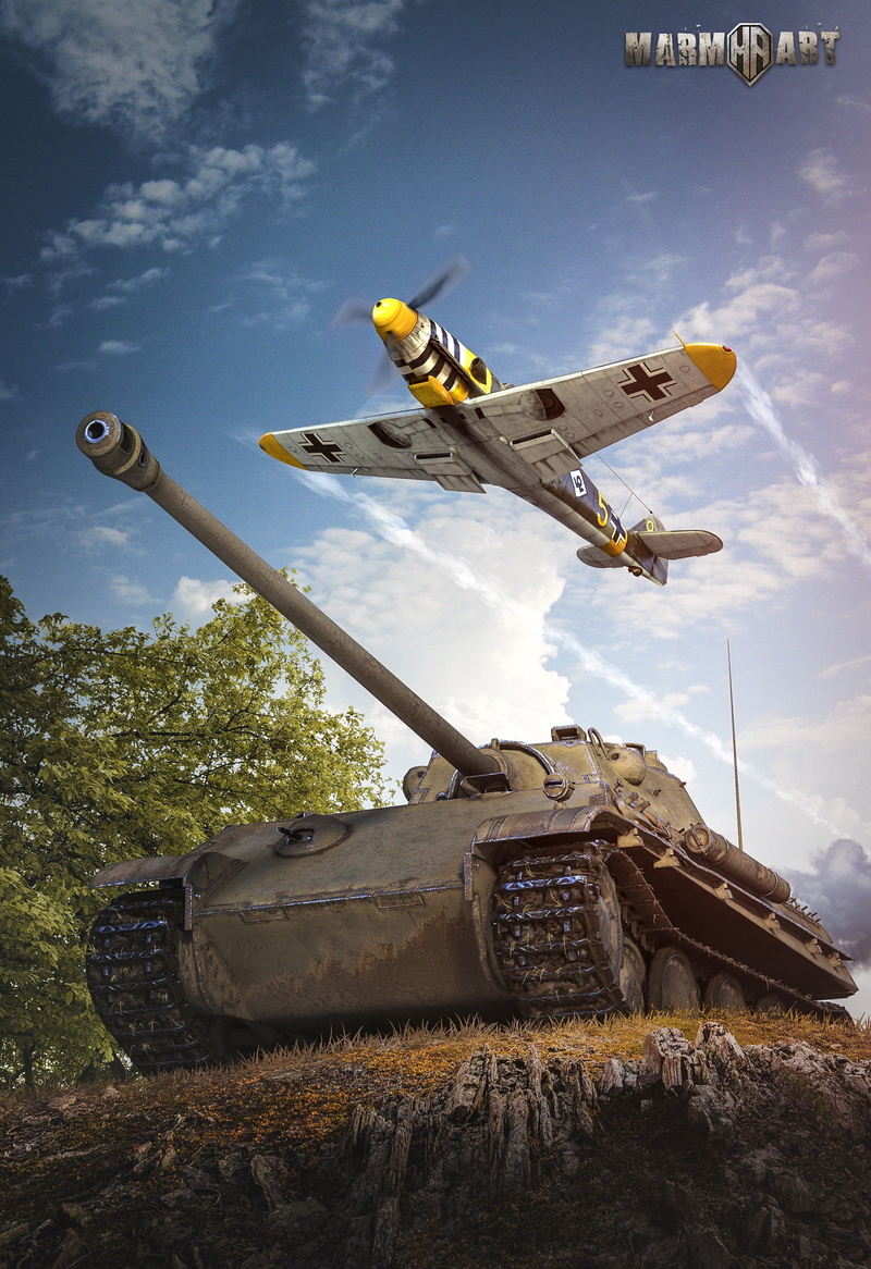 Pzkpfw V Panther, 2K, video games, World of Tanks, wargaming, tank