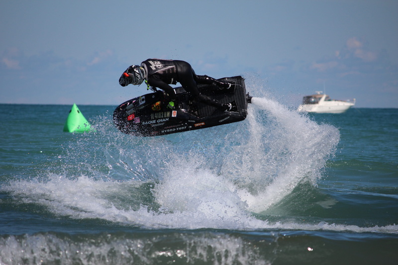 sport, wave, power in nature, day, action sports, jump, air, splashing, leisure activity, splash, nautical Vessel, speed, men, spraying, Jet Ski, aquatic sport