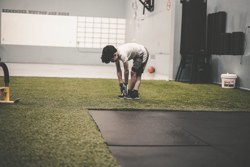 fit, fitness, turf, child, touch toes, leisure activity, ma, stretch, day, kid, young adult, effort, grass, young men, built structure, sportsman, sport