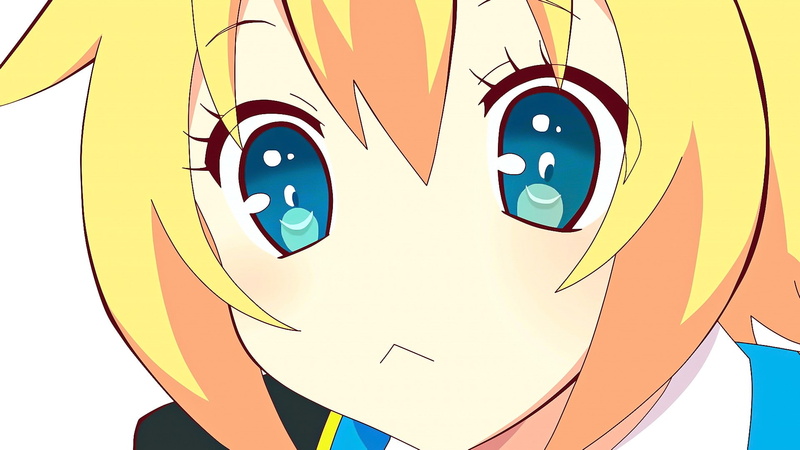 1080P, eyes, blue eyes, Kirara Bernstein, GJ-bu, crying, blonde, anime girls, sadness, anime