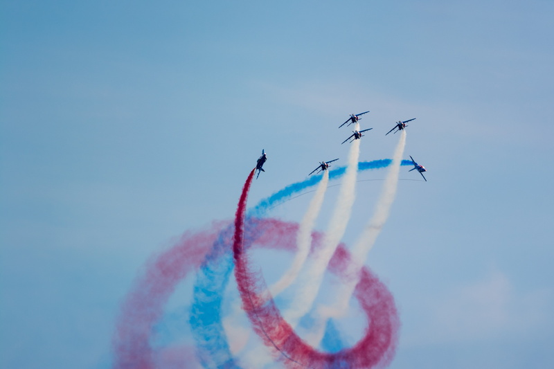 french aircraft, Alpha Jet, 4K, airshows, airplane, Patrouille de France