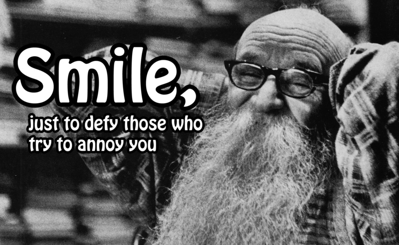 Smile, lifestyles, 2K, eyeglasses, front view, quote, portrait, senior adult, beard, one person, communication, text, glasses, real people, men, males