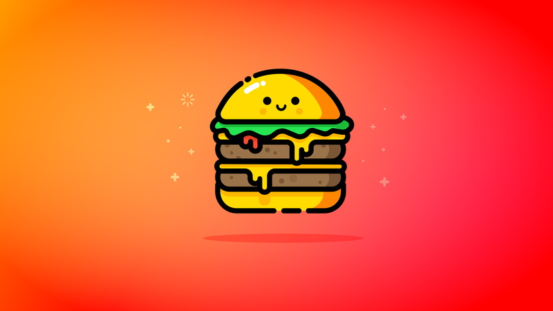 k, Double, Burger, 5K, Cheeese, Cute