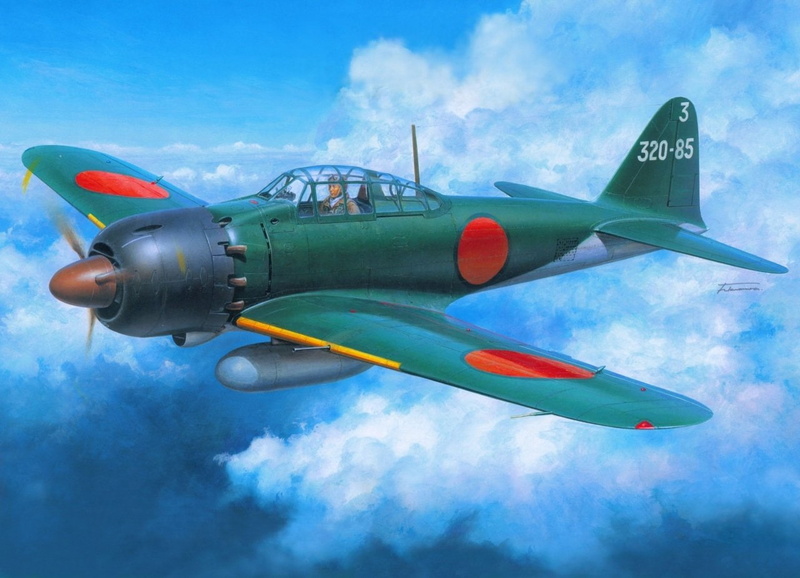 Military Aircrafts, Mitsubishi A6M Zero, 720P