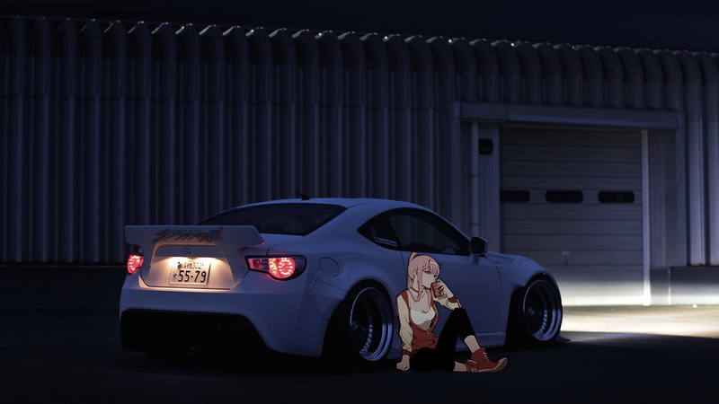 1080P, Japanese cars, JDM, Zero Two (Darling in the FranXX)
