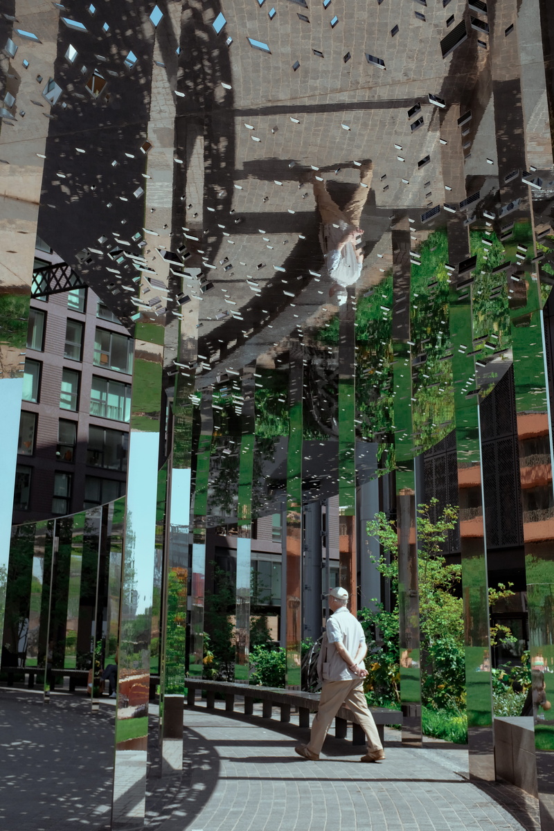 building, grass, united kingdom, outdoors, 5K, london, built structure, day, representation, women, street, people, full length, mirror, art and craft