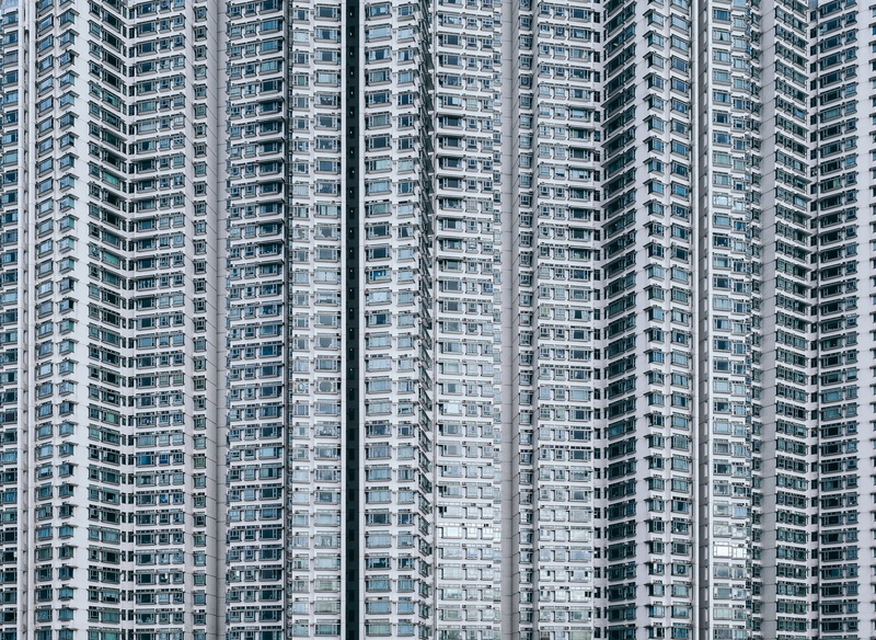pattern, no people, built structure, building exterior, tall - high, building, backgrounds, architecture, city, 2K, hongkong, apartment, outdoors, full frame