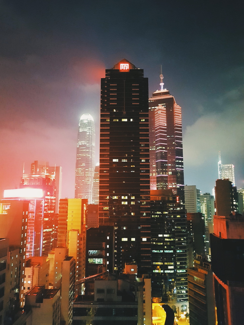 2 hillier st, built structure, tower, tall - high, urban skyline, hong kong, night, nature, no people, outdoors, modern, sky, skyscraper, hongkong, building exterior