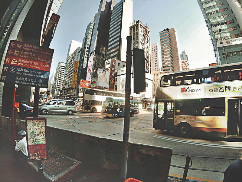 hongkong, gopro, car, 2K, mode of transportation, bus, asian, transportation, text, architecture, street, travel, urban, land vehicle, motor vehicle, city