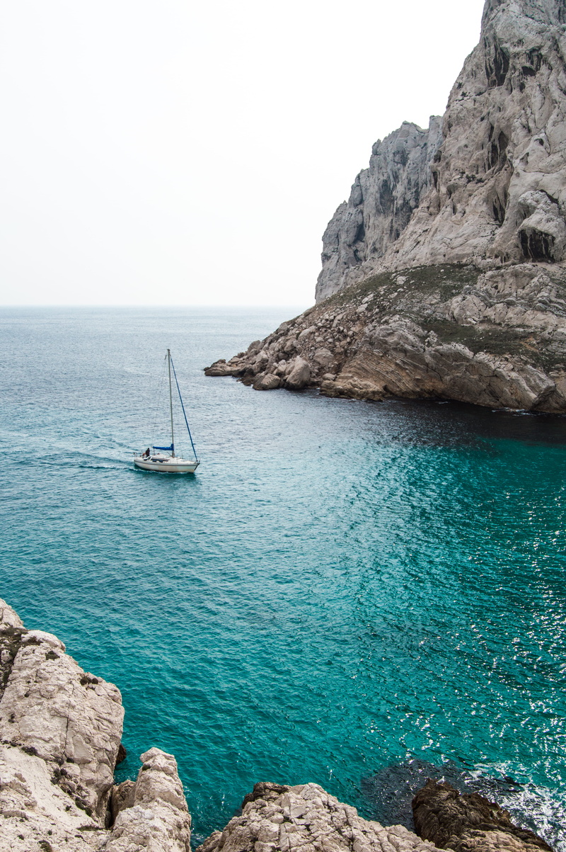 rock formation, day, yacht, blue, marseille, horizontal background, tranquility, background, transportation, horizon over water