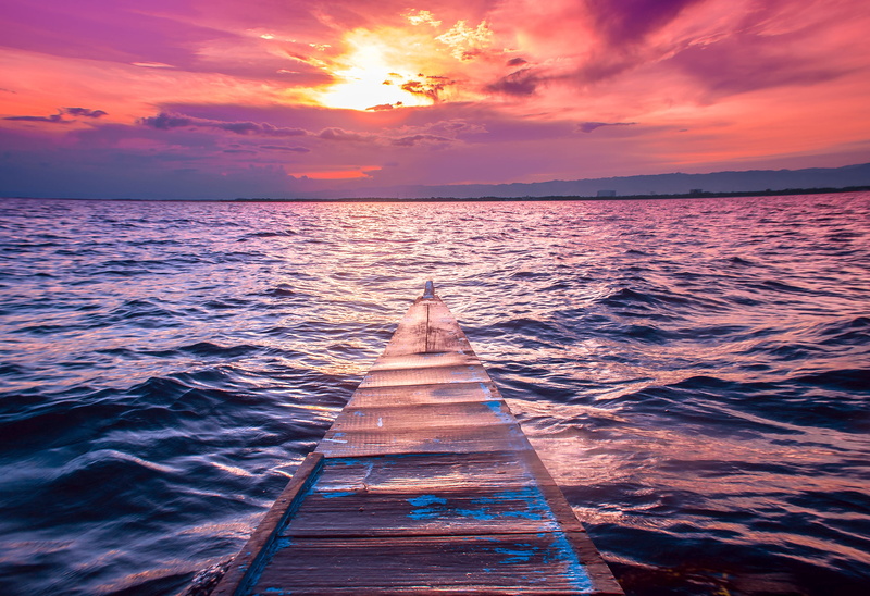 landscape, beach, nautical vessel, outdoors, lapu-lapu city, tranquil scene, pier, cloud - sky, long, scenics - nature, land, tranquility, horizon, water